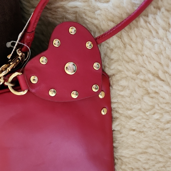 NWT Tory Burch Raspberry Hailey Wristlet Wallet 💖 - Picture 3 of 16